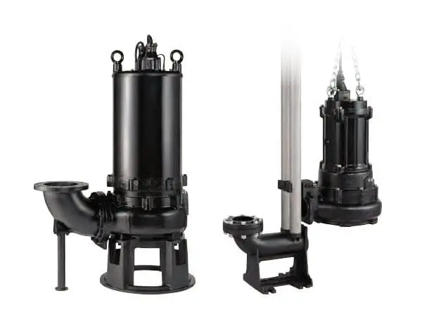 Tsurumi pump BZ series submersible pump for sewage, wastewater, water treatment and industrial applications.