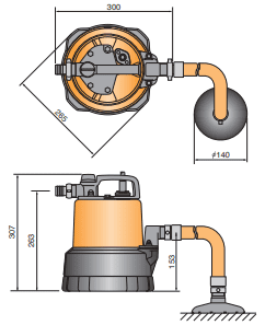 Tsurumi pump LSP series