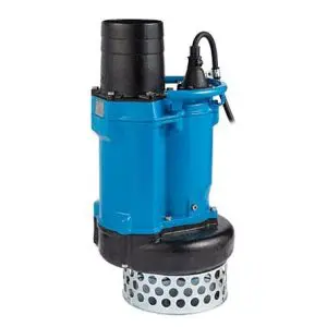 Tsurumi pump KRS series submersible pump for water draining in mining, construction and industrial applications. Energy-saving option available