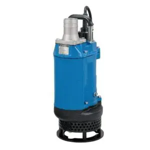 Tsurumi pump KTD series submersible pump with agitator, used in slurry applications in mining, construction, and industrial.