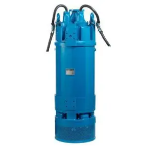Tsurumi Pump LH-W series submersible pump drainage pump. Three-phase pump for construction and mining