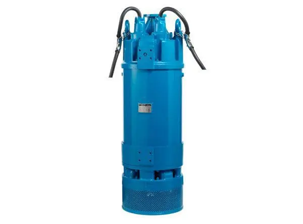 Tsurumi Pump LH-W series submersible pump drainage pump. Three-phase pump for construction and mining
