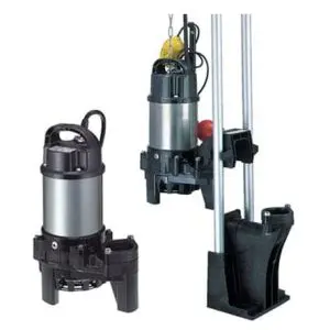 Tsurumi pump PN series submersible pump for sewage and wastewater applications. Corrosion resistant