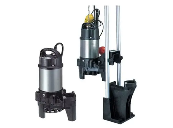 Tsurumi pump PN series submersible pump for sewage and wastewater applications. Corrosion resistant