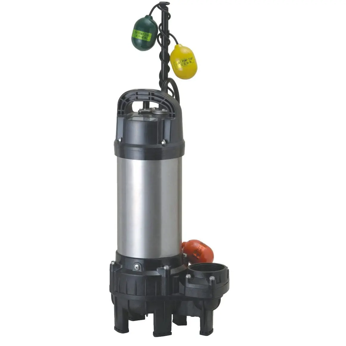 Tsurumi pump PU series submersible pump for sewage and wastewater applications. Corrosion resistant