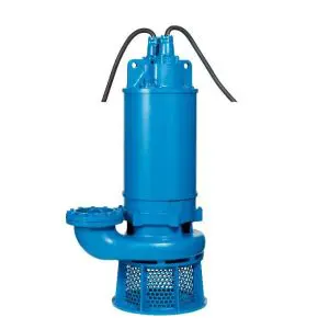 Tsurumi pump GSZ series submersible pump used in mining, construction, and industrial applications for dewatering/drainage