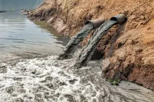 raw sewage waste